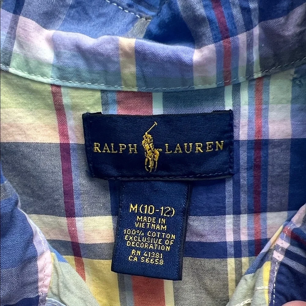 Polo by‎ Ralph Lauren Men's Vibrant Plaid Shirt